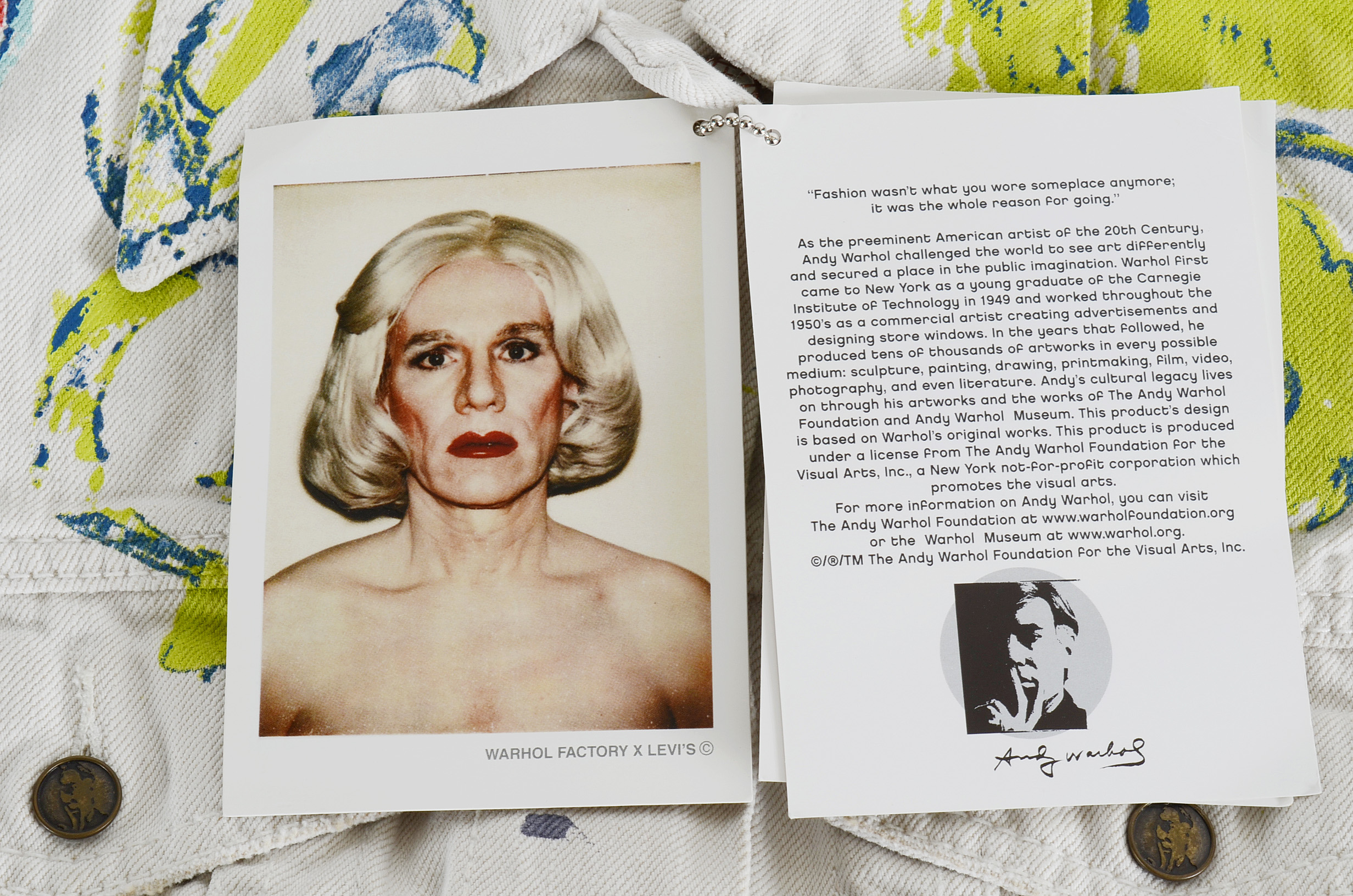 Warhol Factory X Levi's $ Sign Limited Edition Vest