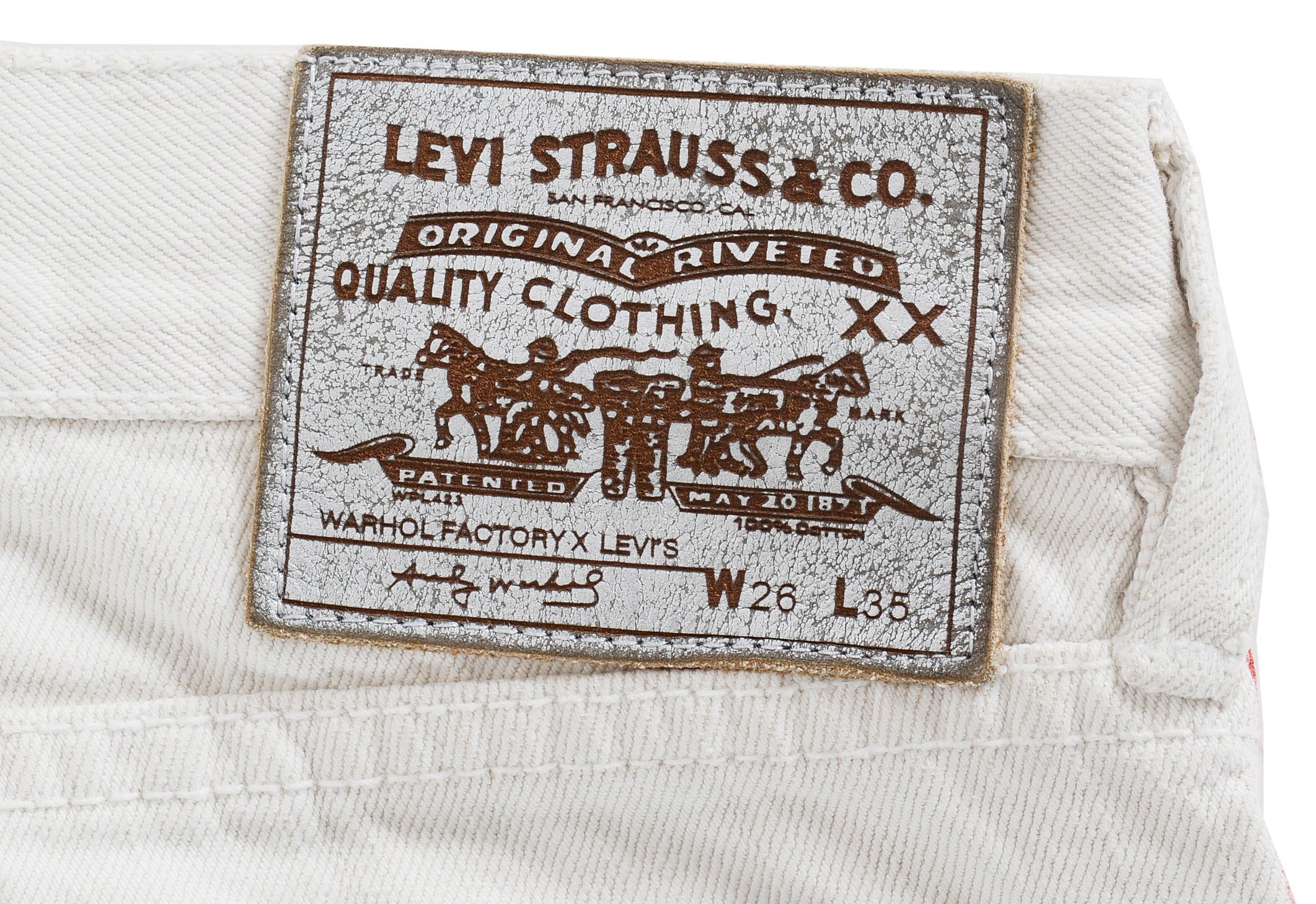 Warhol Factory X Levi's $ Sign Limited Edition Jeans