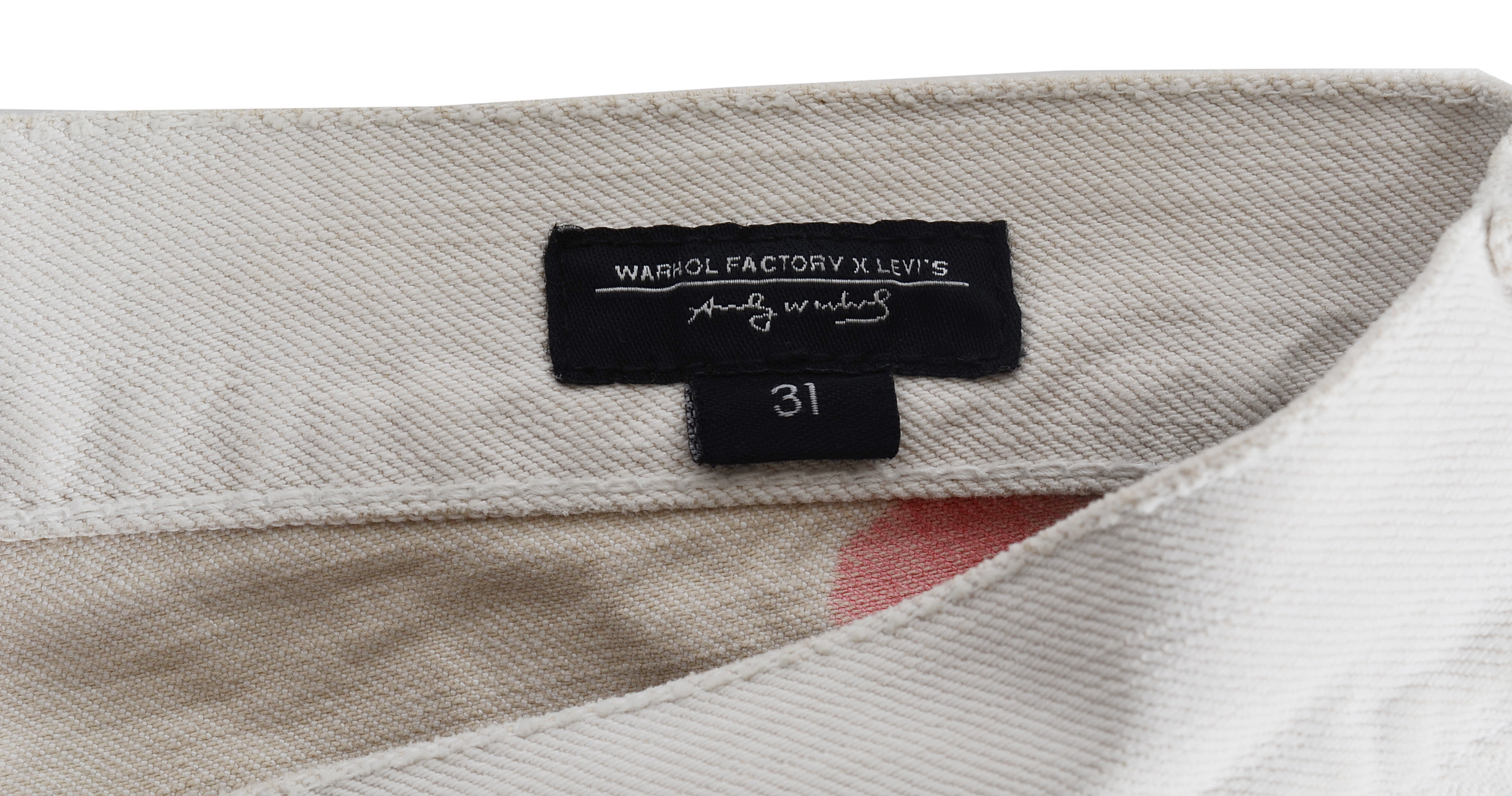 Warhol Factory X Levi's $ Sign Limited Edition Jeans