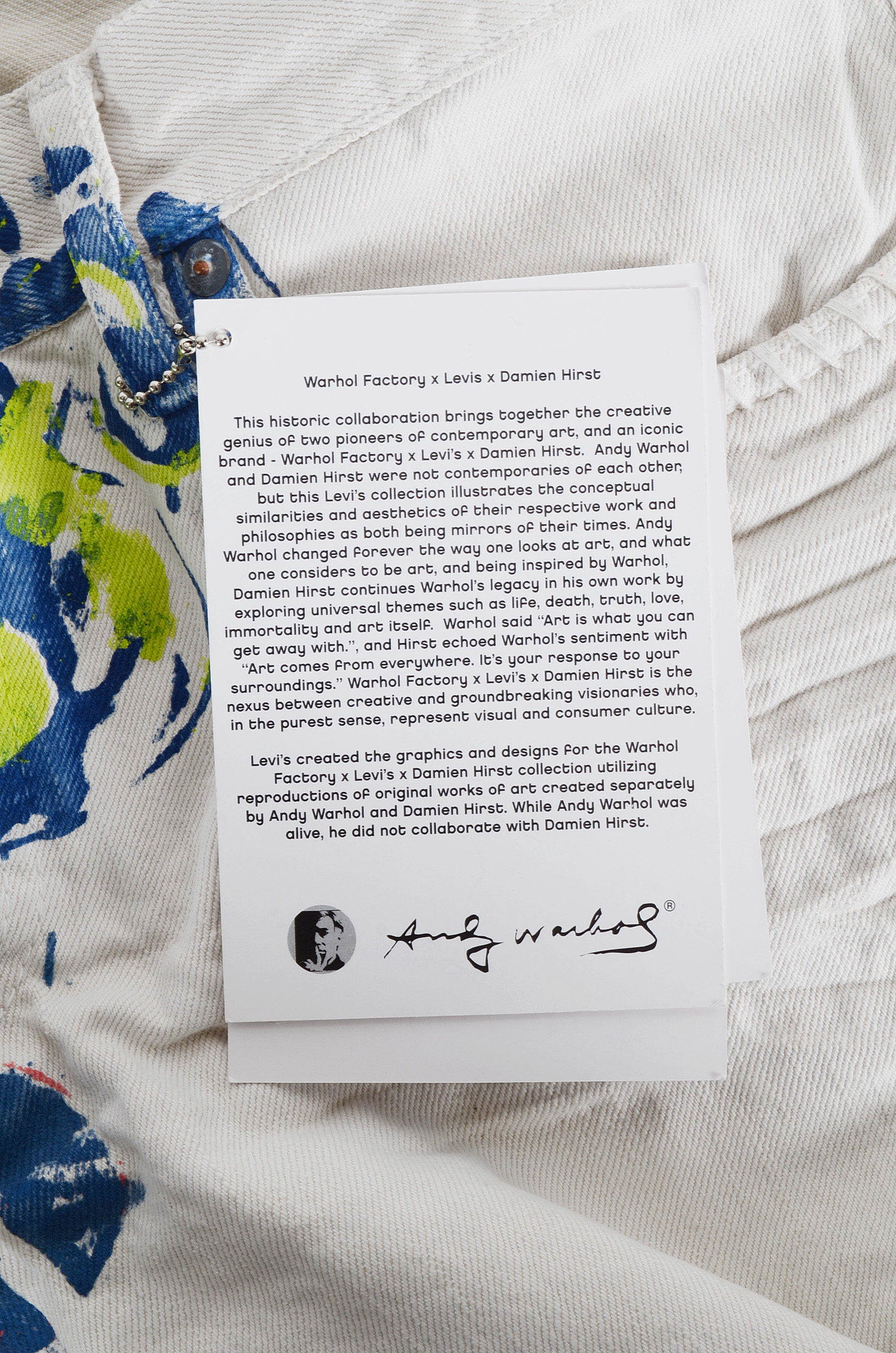 Warhol Factory X Levi's $ Sign Limited Edition Jeans