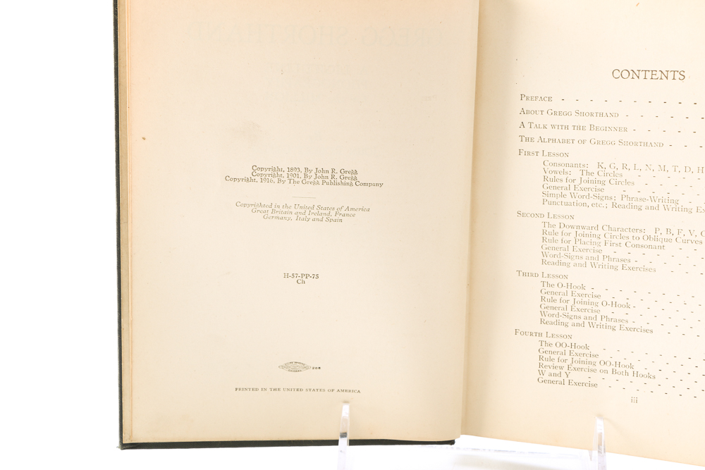 Vintage Grammar, Shorthand, and Religious Books