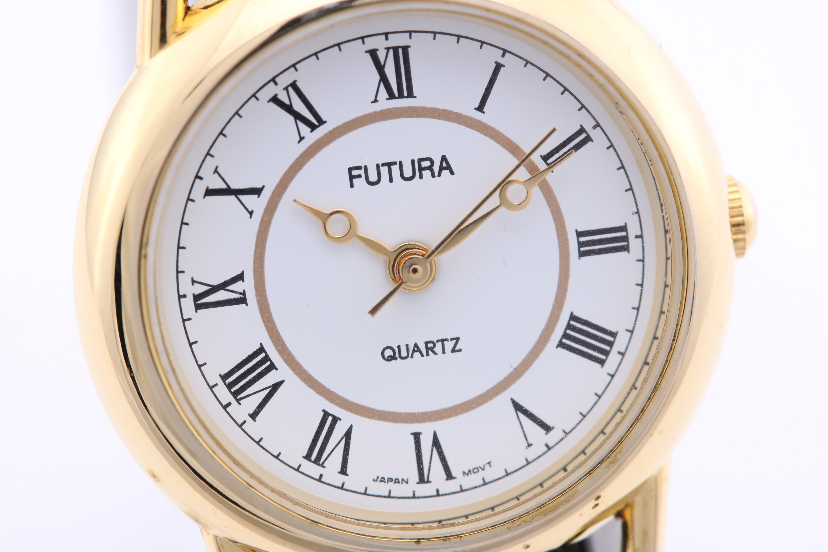 Gold Tone Futura Watch with Interchangeable Bands