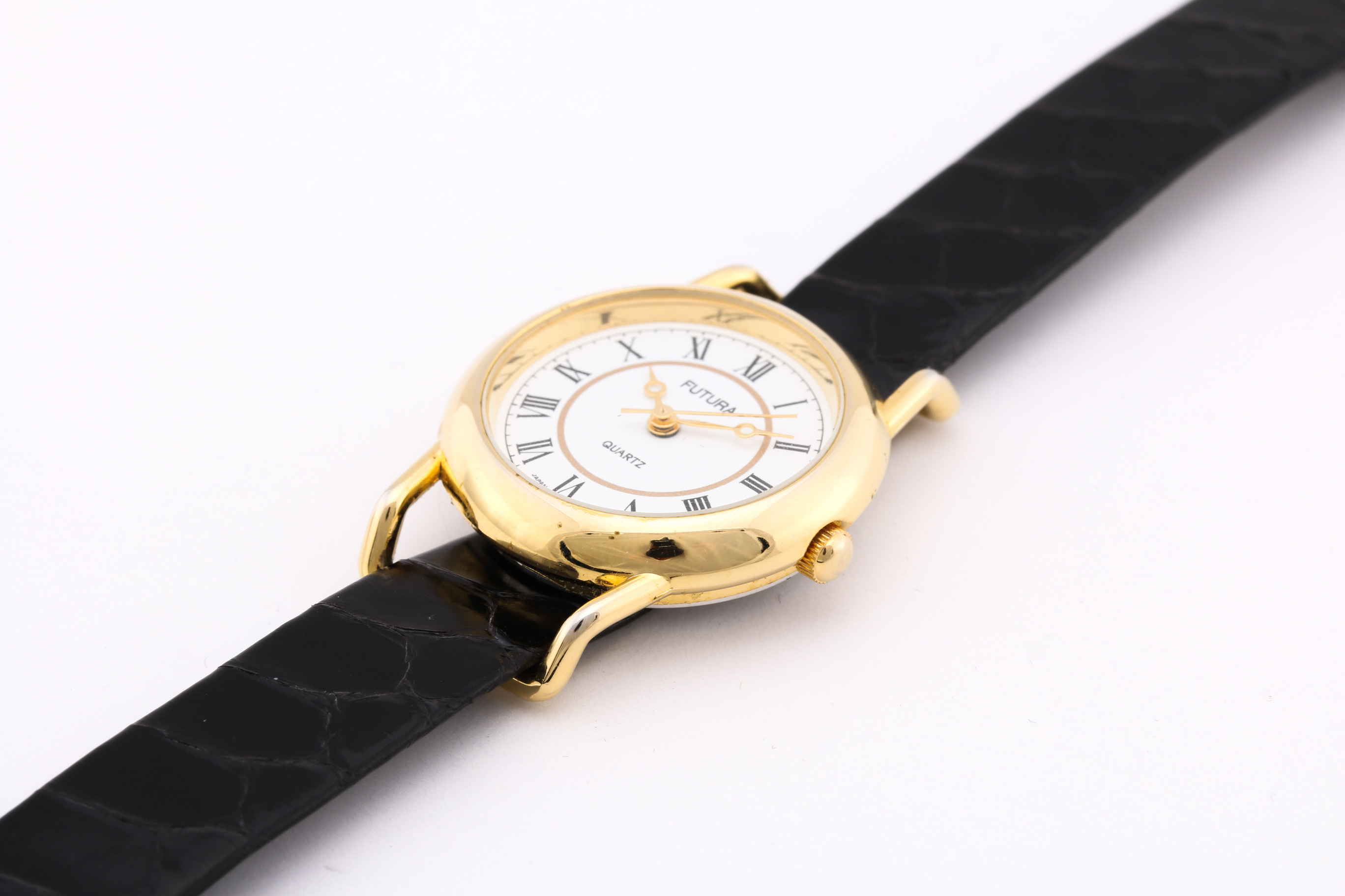 Gold Tone Futura Watch with Interchangeable Bands