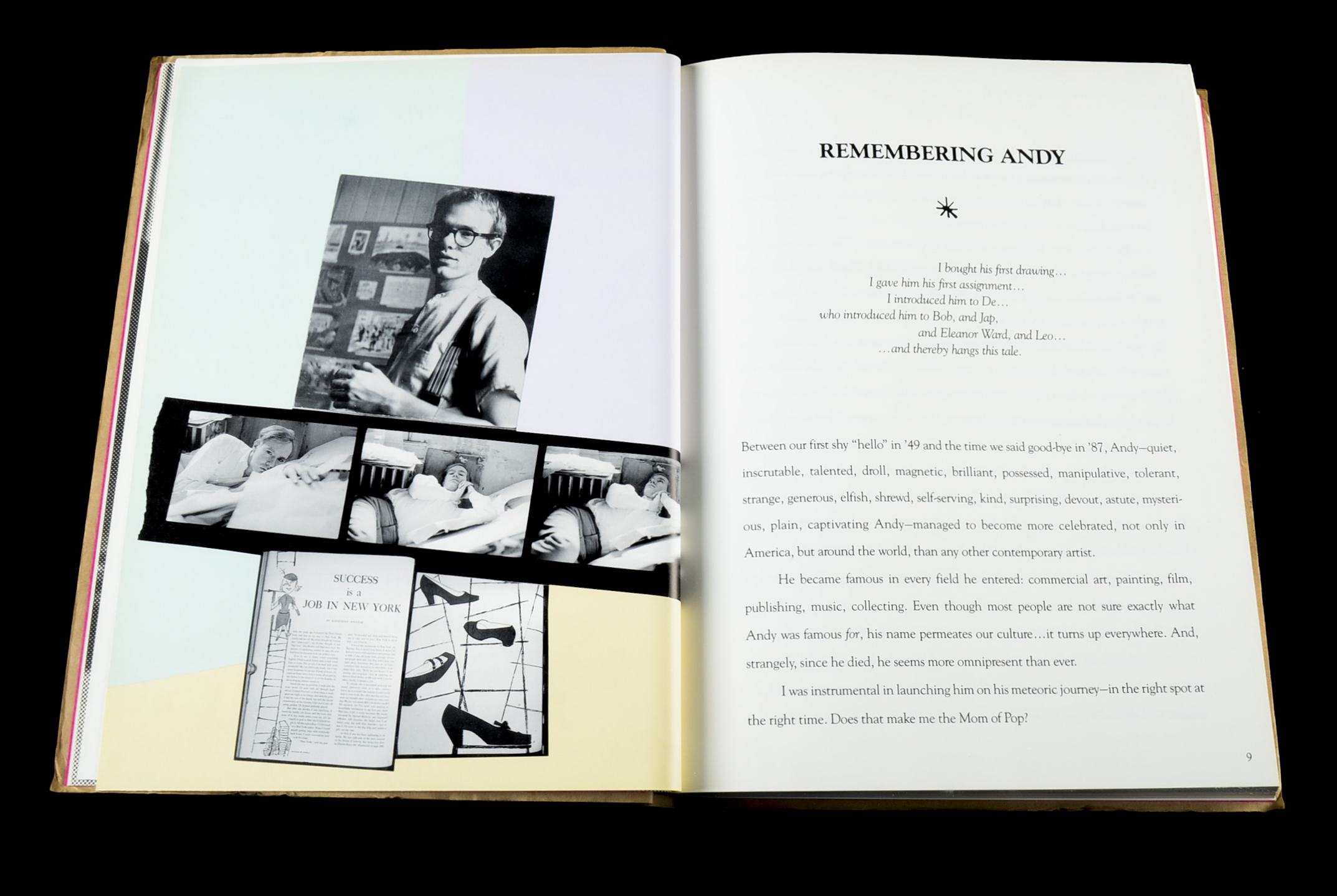 "Pre-Pop Warhol" First Edition Hardcover