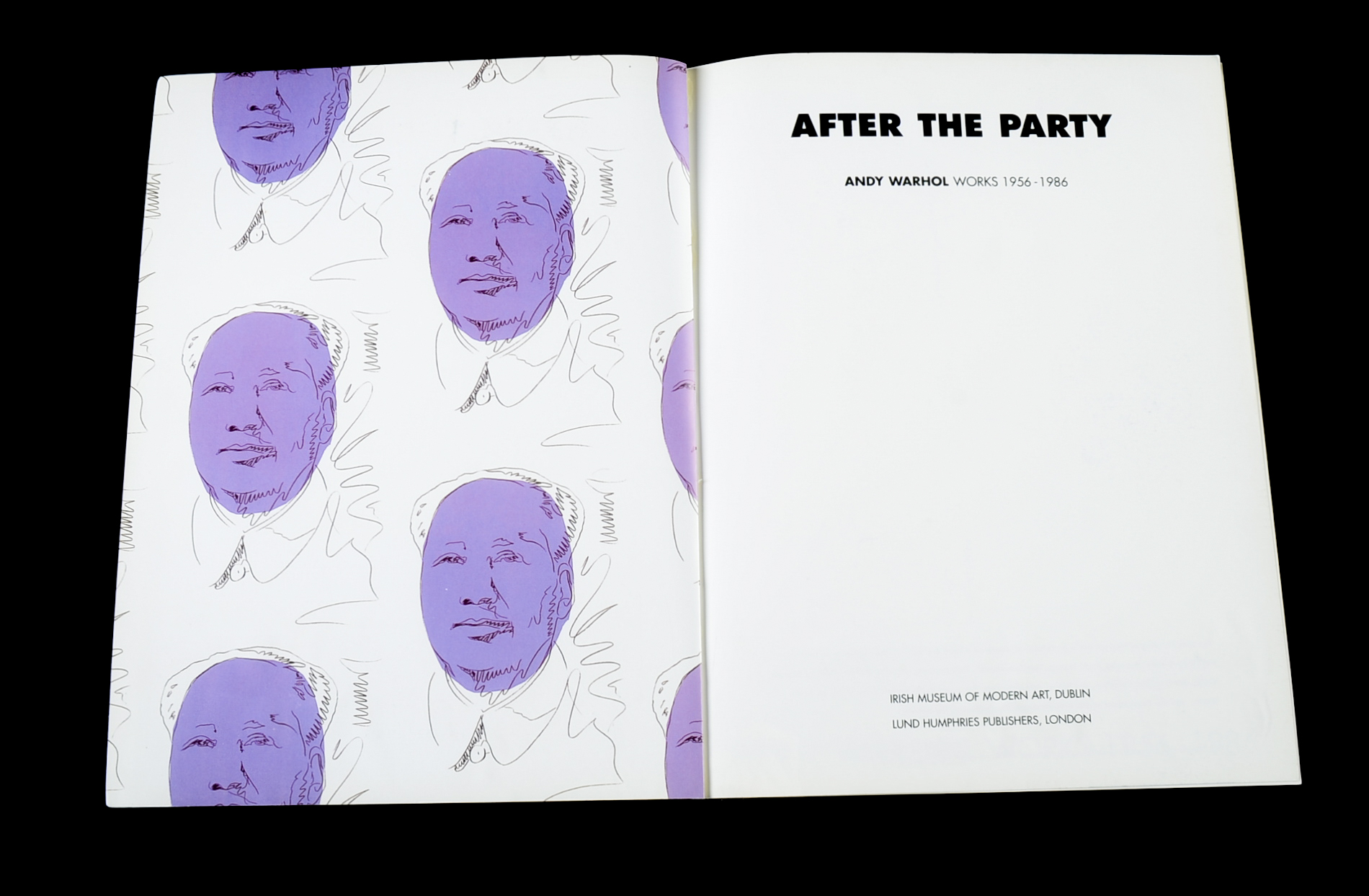 "After the Party: Andy Warhol Works 1956-1986" First Edition Softcover