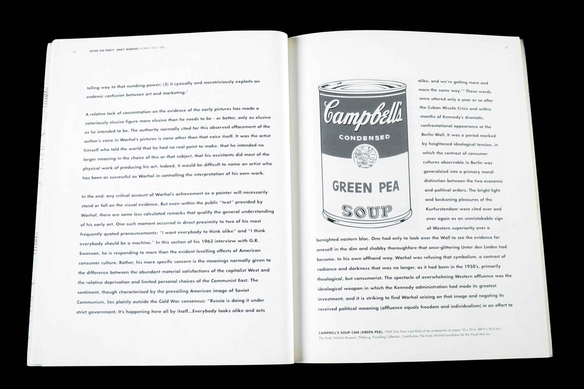 "After the Party: Andy Warhol Works 1956-1986" First Edition Softcover