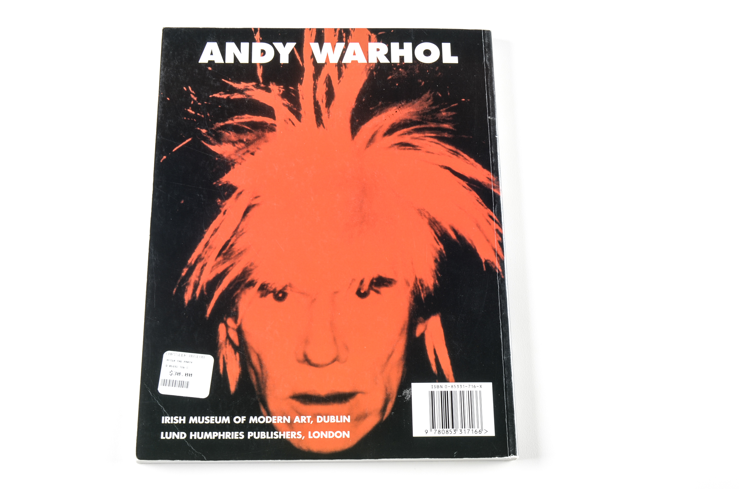 "After the Party: Andy Warhol Works 1956-1986" First Edition Softcover