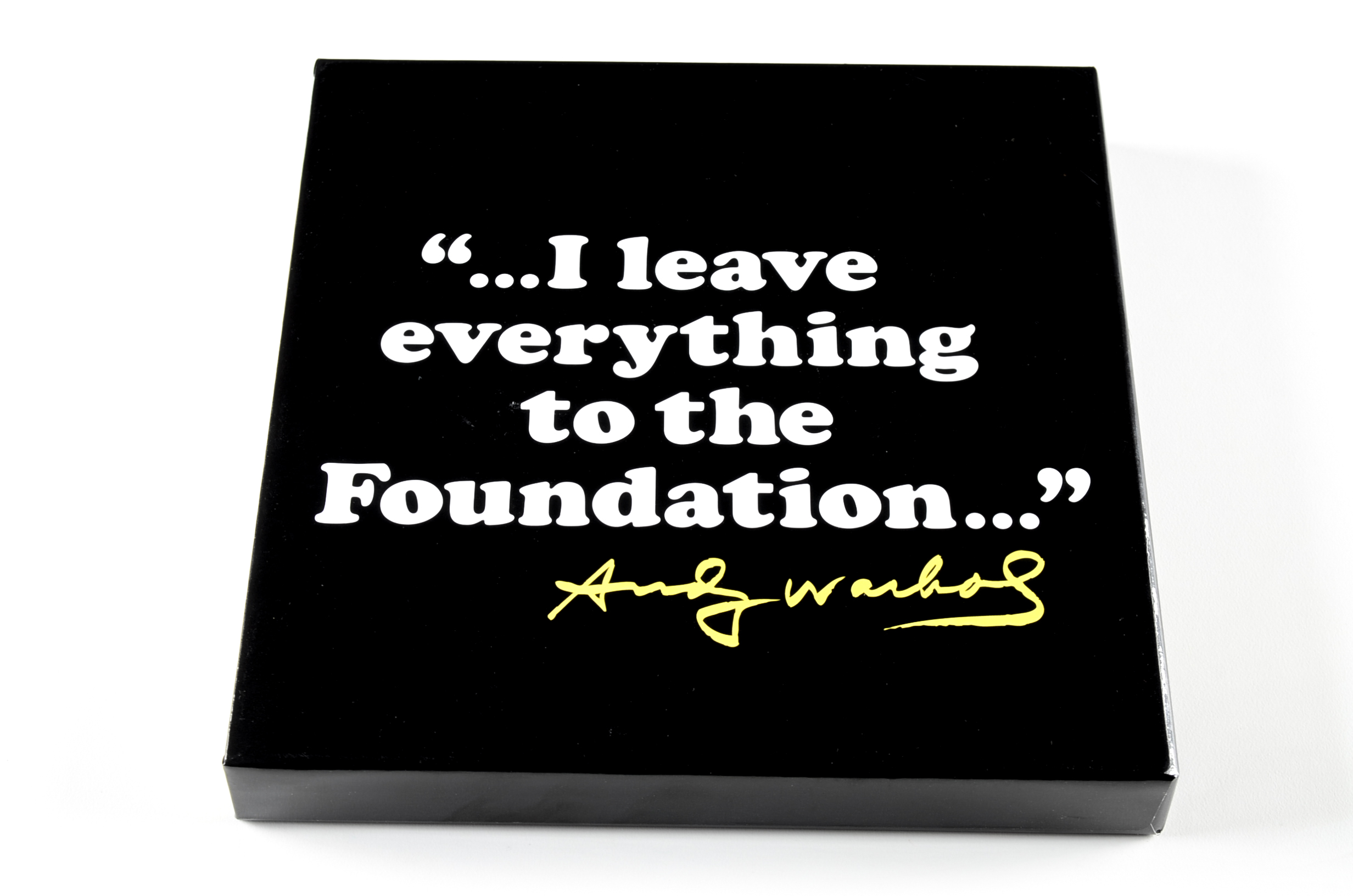 "The Andy Warhol Foundation for the Visual Arts 1987-2007 Twenty Year Anniversary Annual Report" Box Set