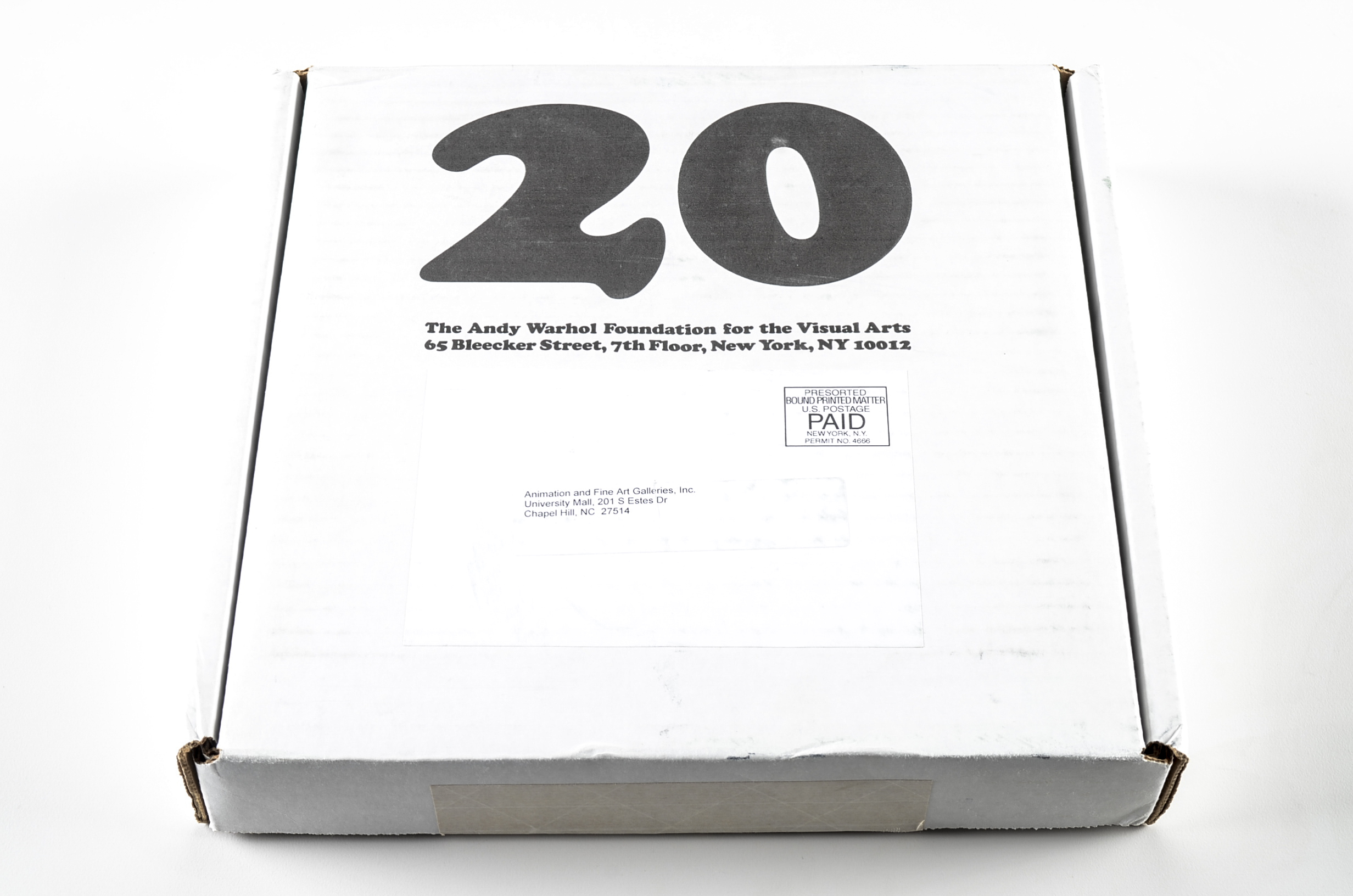"The Andy Warhol Foundation for the Visual Arts 1987-2007 Twenty Year Anniversary Annual Report" Box Set