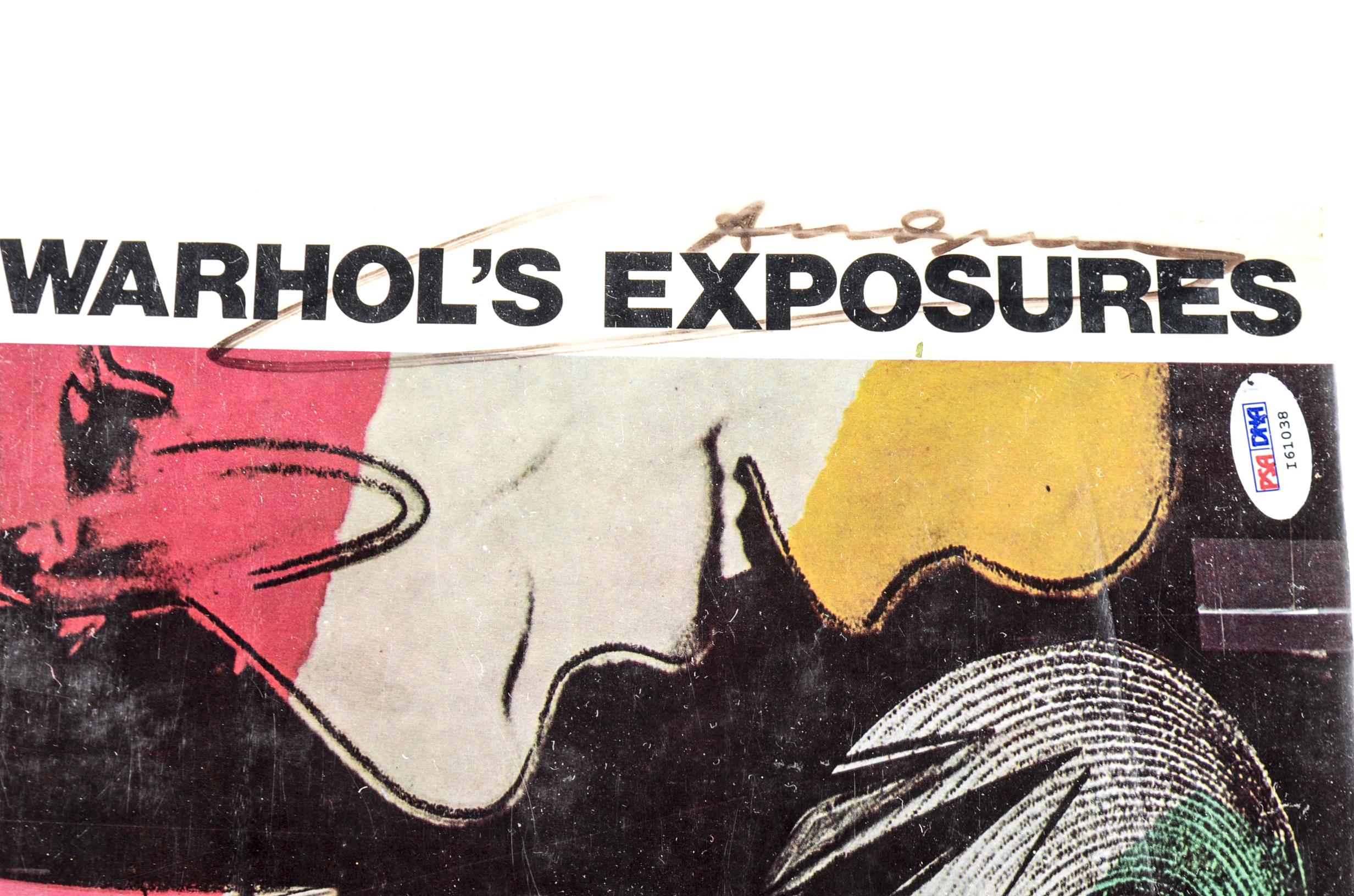 "Andy Warhol's Exposures" First Printing Hardcover Signed by Warhol