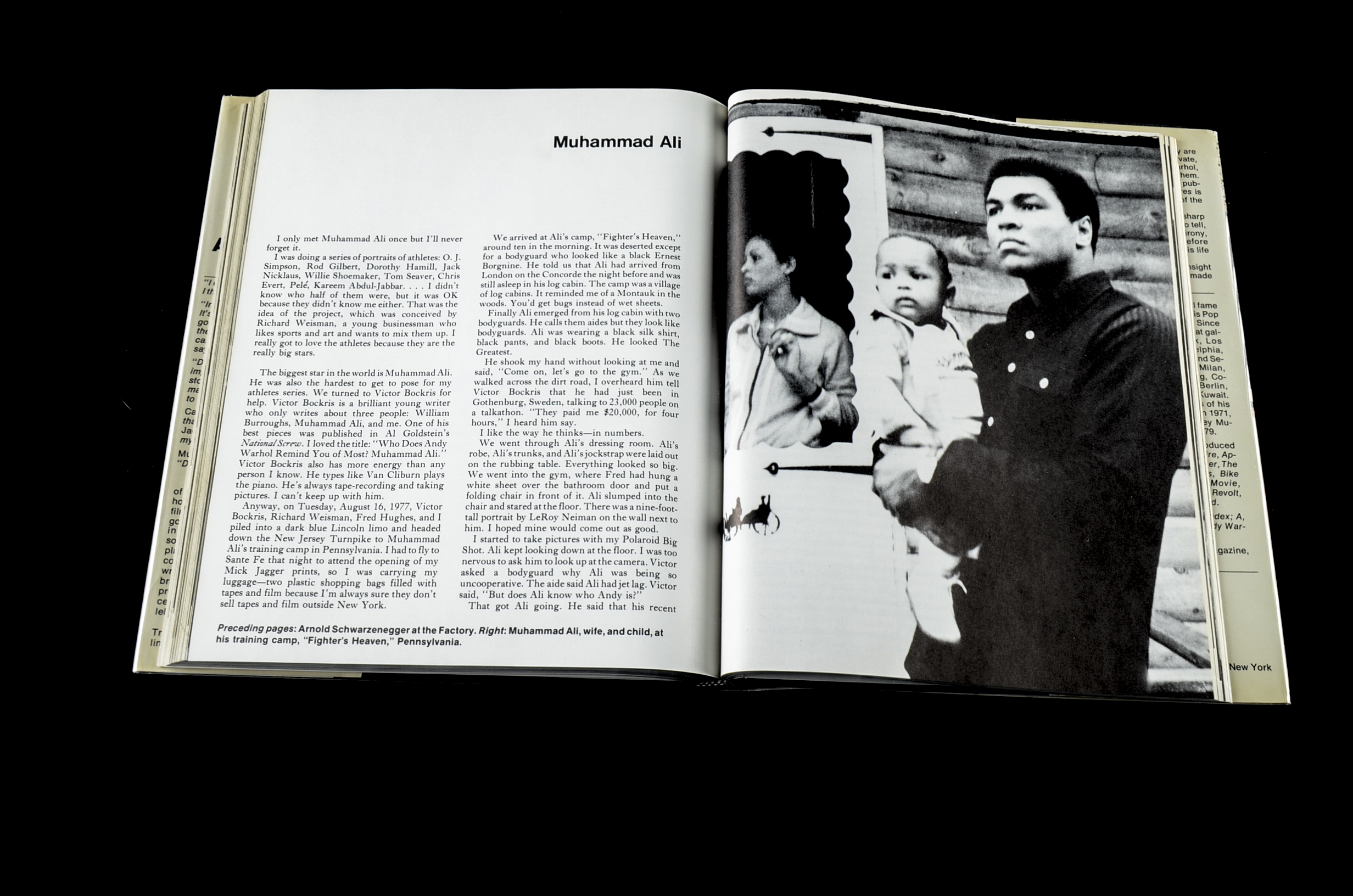 "Andy Warhol's Exposures" First Printing Hardcover Signed by Warhol