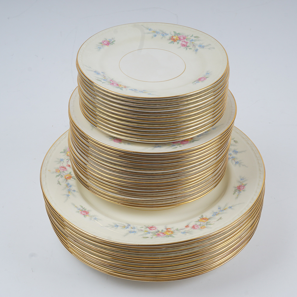Homer Laughlin "Countess" Georgian Eggshell China Set