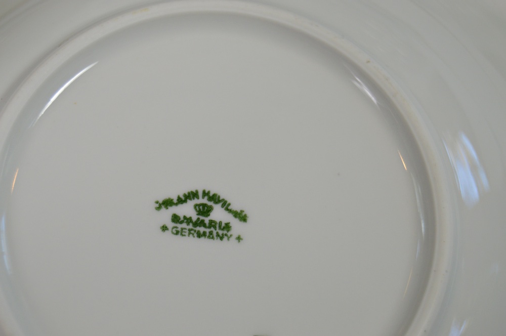 Set of German Johann Haviland "Blue Garland" China Dinnerware