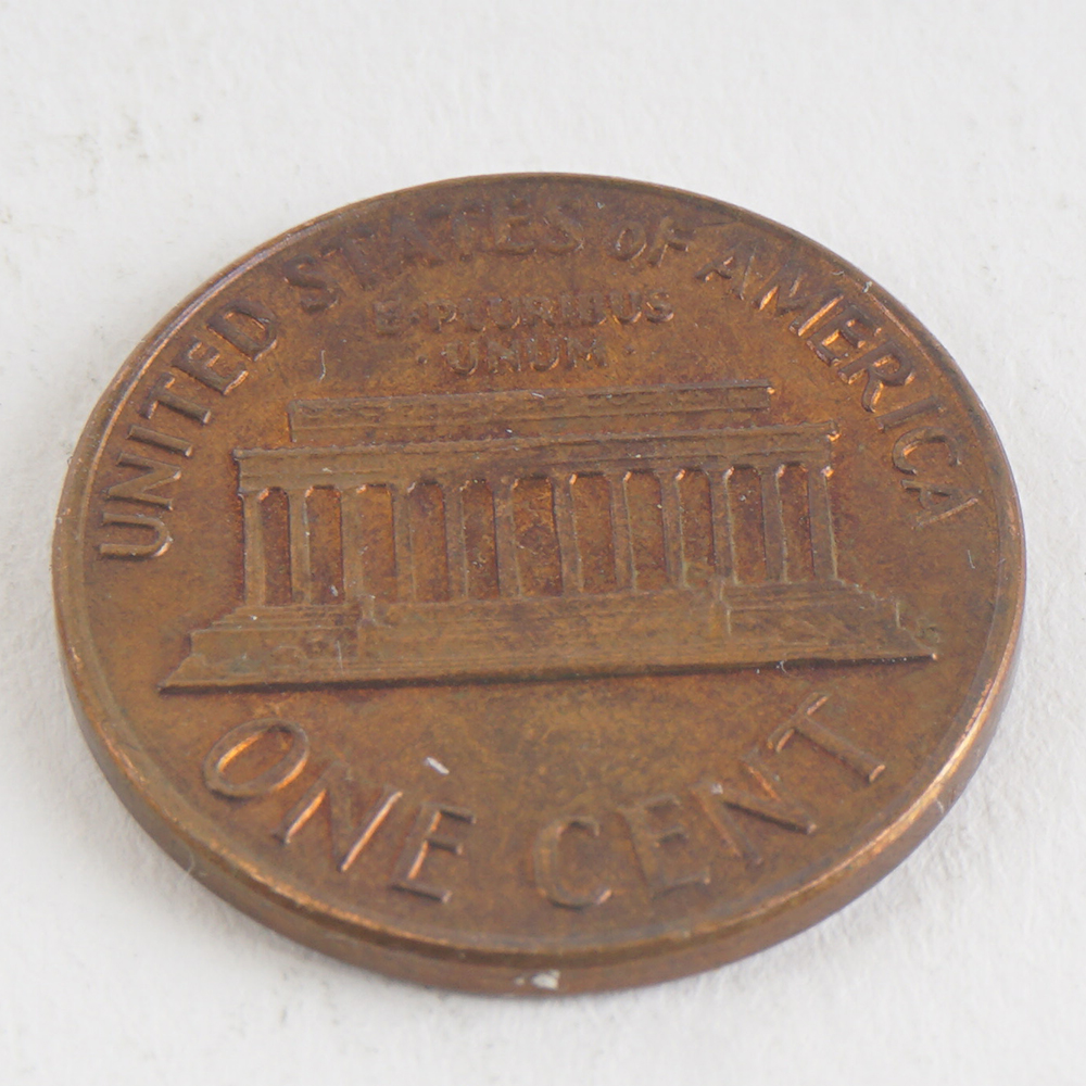 1969 United States Counterstamped Lincoln-Kennedy Penny