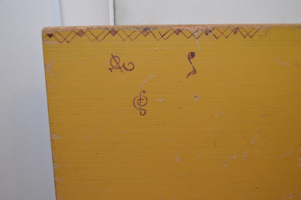 Vintage Hand Detailed Wood Table Top with Leg Sets