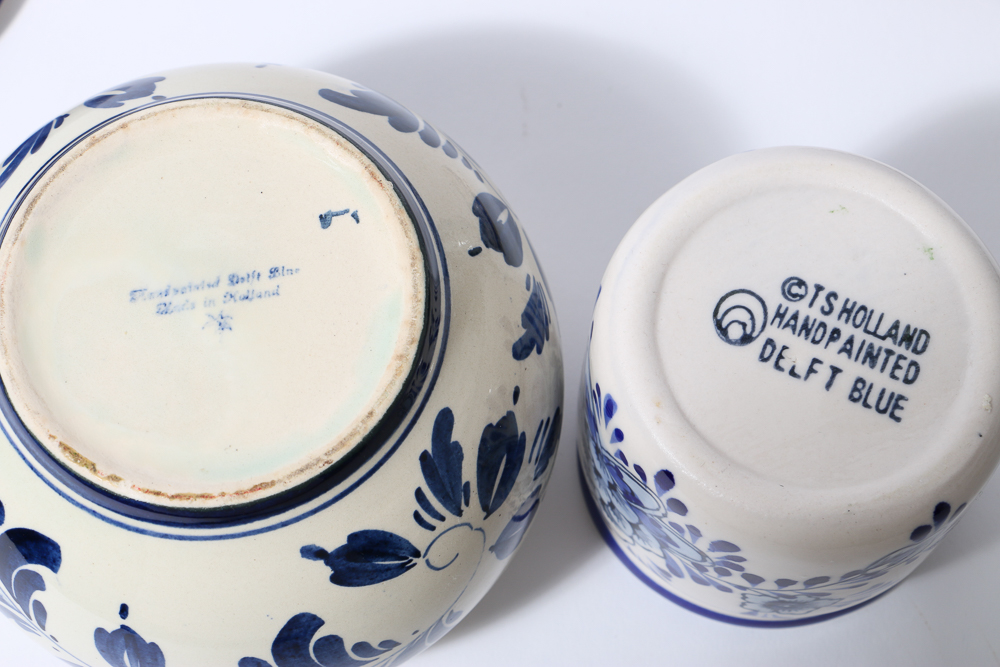 Assortment of Delftware