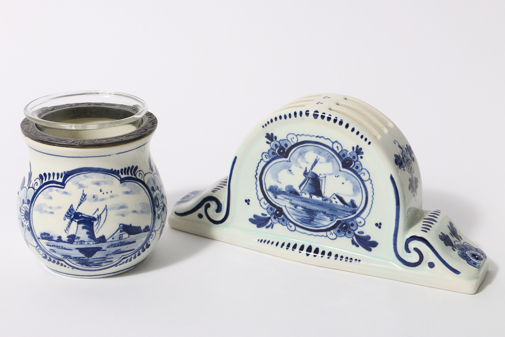 Assortment of Delftware