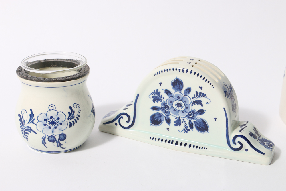 Assortment of Delftware