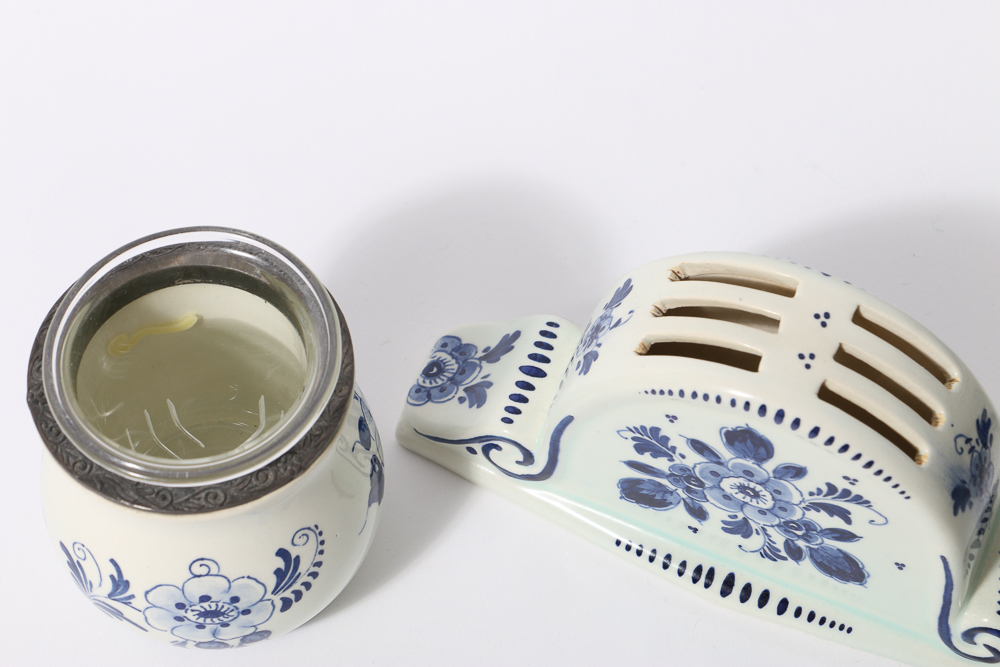 Assortment of Delftware