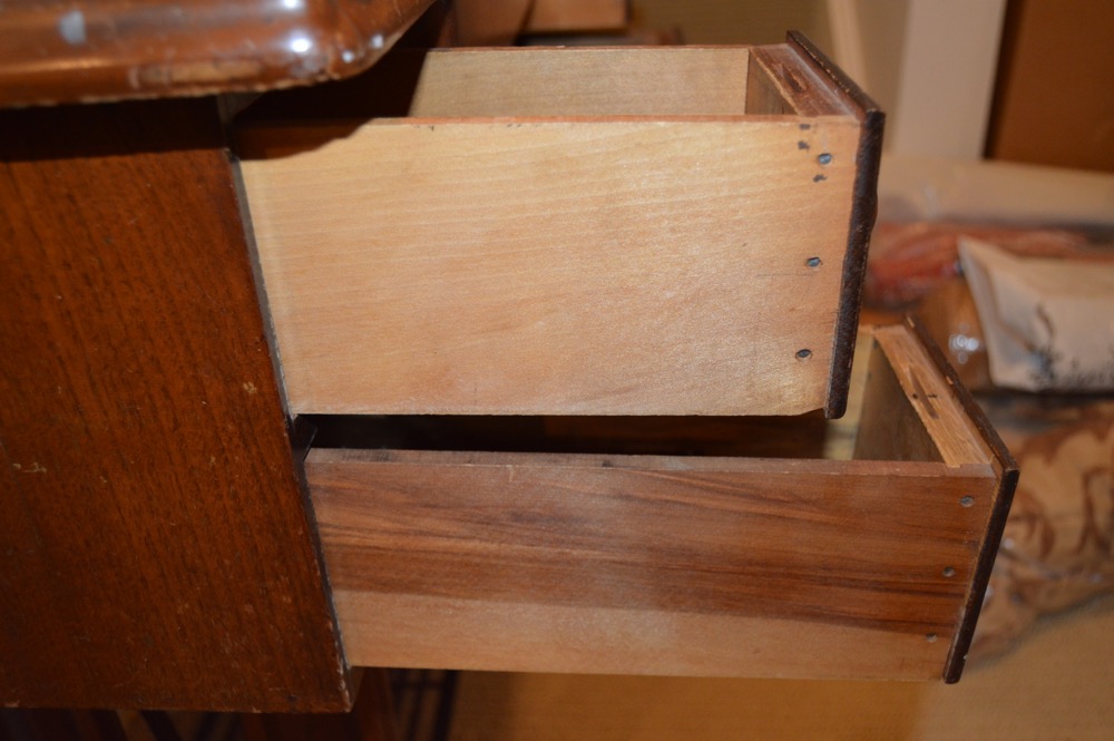 Vintage Singer Sewing Machine with Wood Cabinet Circa 1941