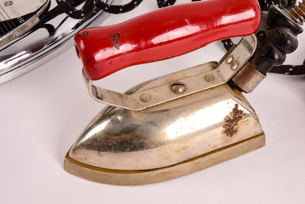 Set of Three Vintage Electric Irons