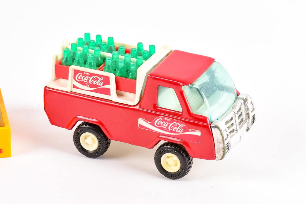 Vintage Buddy L Toy Coca-Cola Delivery Truck and Crate