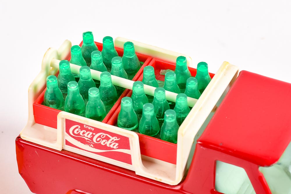 Vintage Buddy L Toy Coca-Cola Delivery Truck and Crate