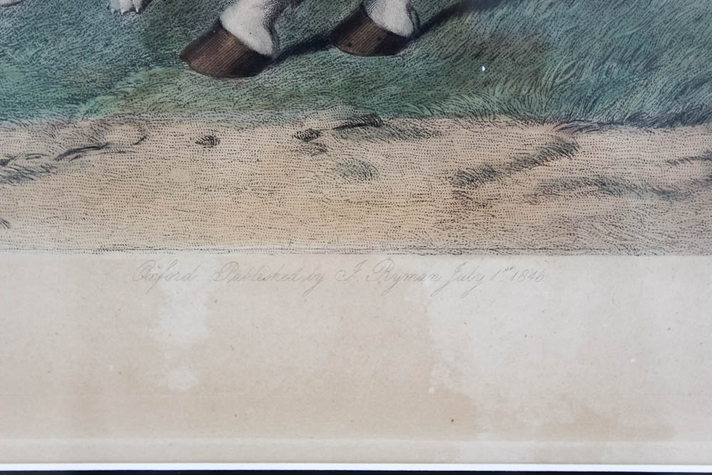 Antique William Giller Original Engraving After a William Barraud Painting