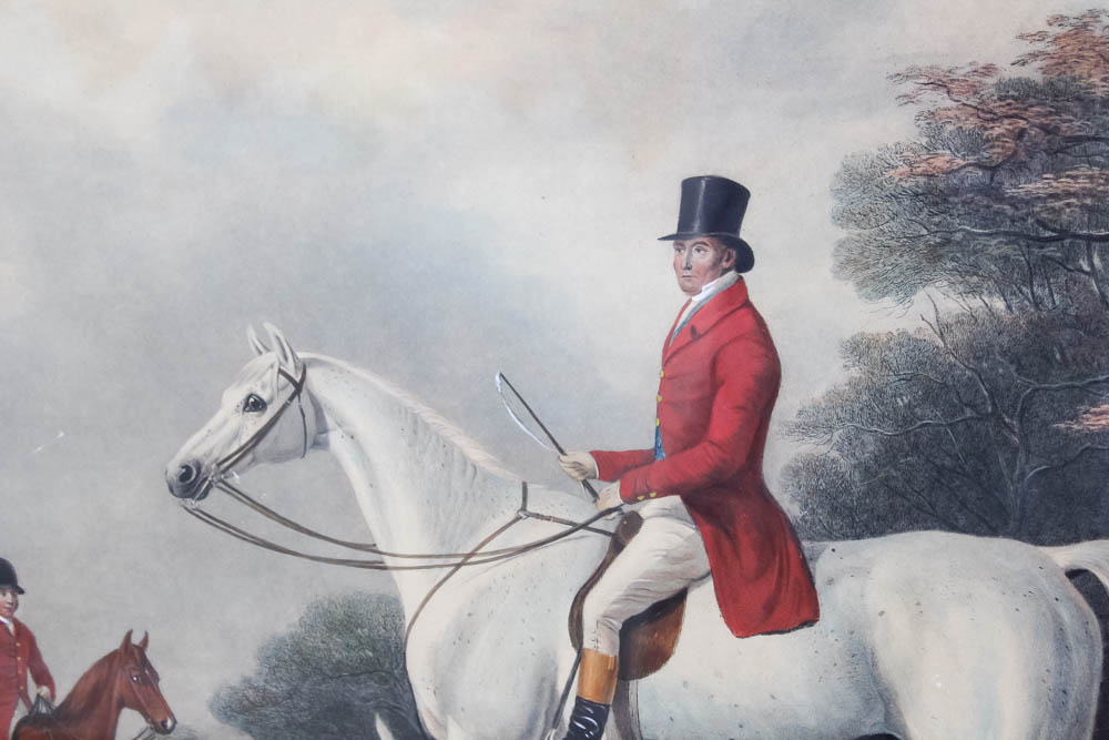 Antique William Giller Original Engraving After a William Barraud Painting