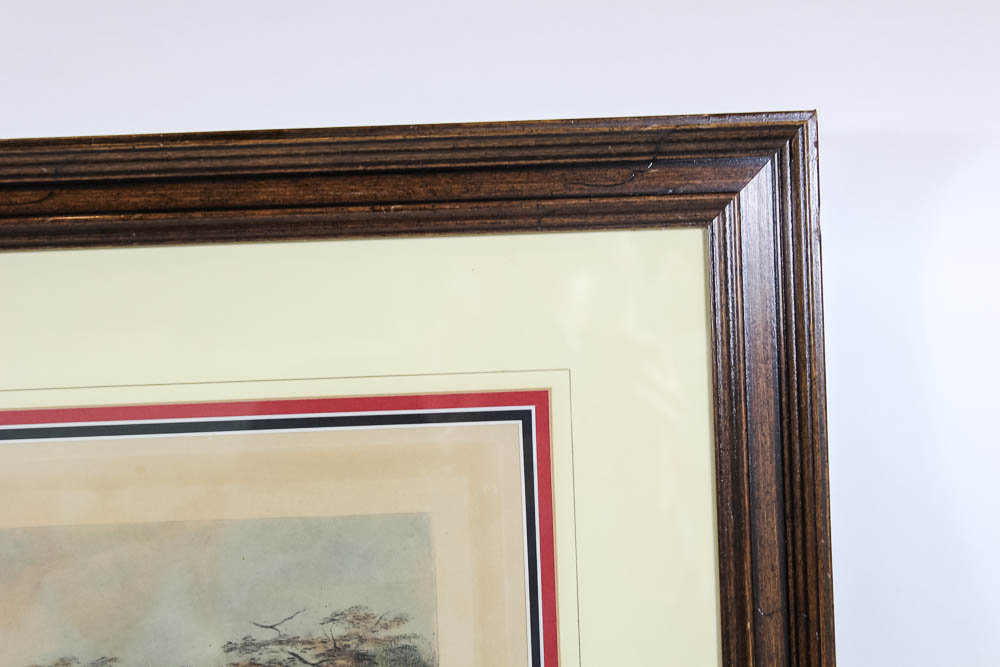 Antique William Giller Original Engraving After a William Barraud Painting