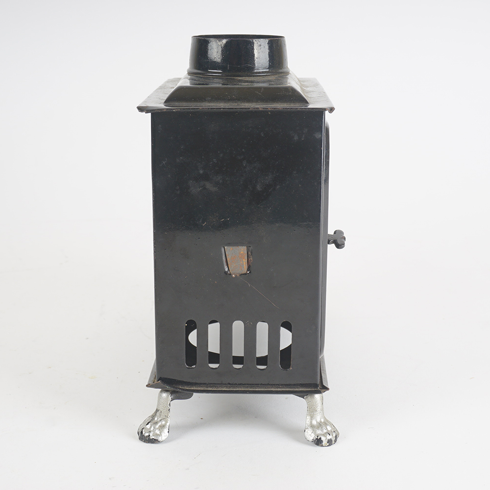 Antique Magic Lantern Projector With Glass Slides Included