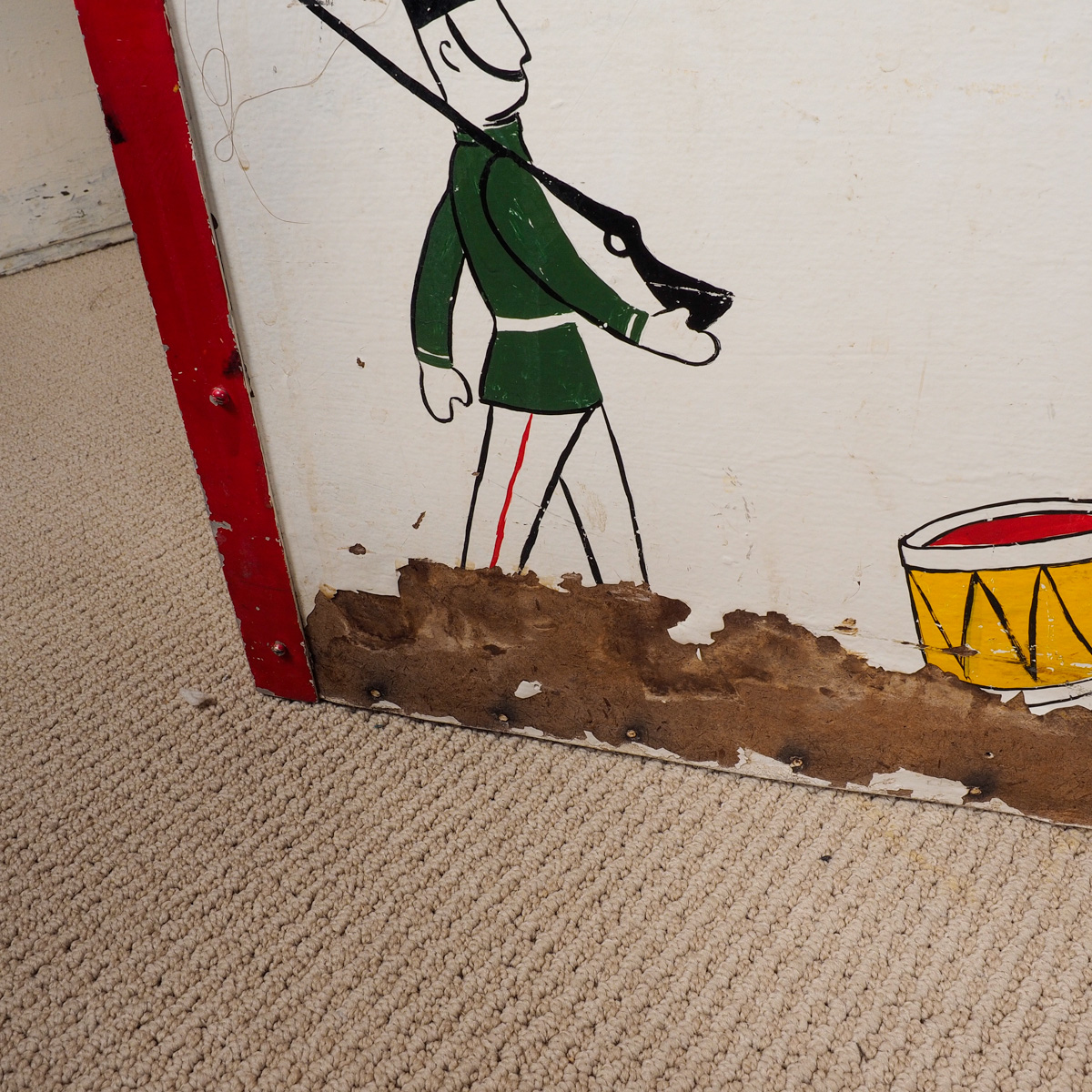 Hand Painted Vintage Children's Toy Chest