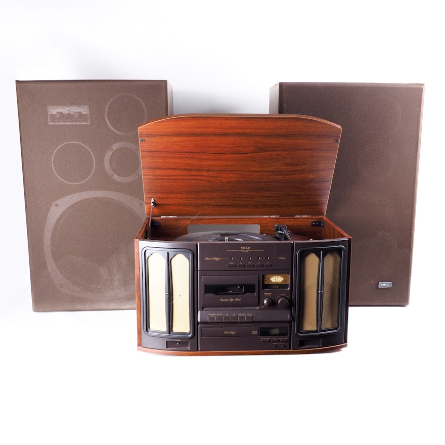 TEAC GF-200 Compact Hi-Fi Stereo System With LXI Floor Speakers