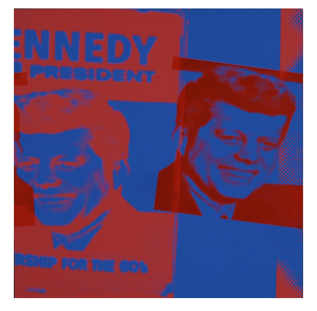 Andy Warhol Original Serigraph and Teletype from "Flash - November 22, 1963" Portfolio