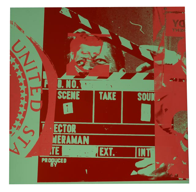 Andy Warhol Original Serigraph and Teletype from "Flash - November 22, 1963" Portfolio