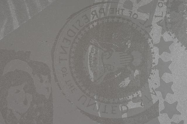 Andy Warhol Original Serigraph and Teletype from "Flash - November 22, 1963" Portfolio