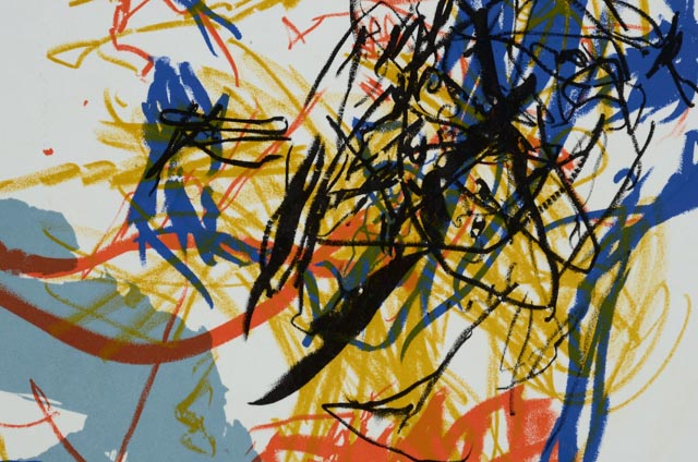 Asger Jorn Limited Edition Lithograph on Paper from One Cent Life Portfolio