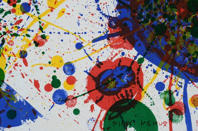 Sam Francis Limited Edition Lithograph &Walasse Ting &Karel Appel
