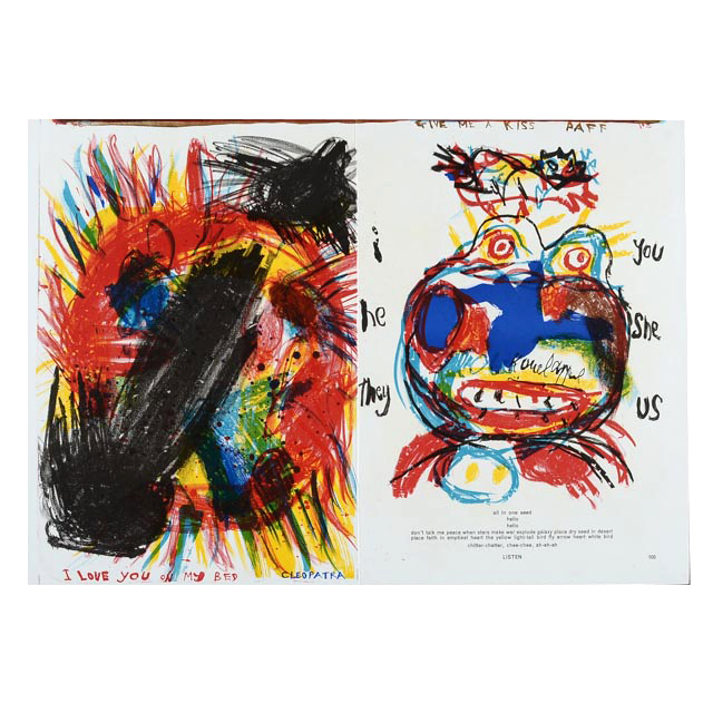 Sam Francis Limited Edition Lithograph &Walasse Ting &Karel Appel