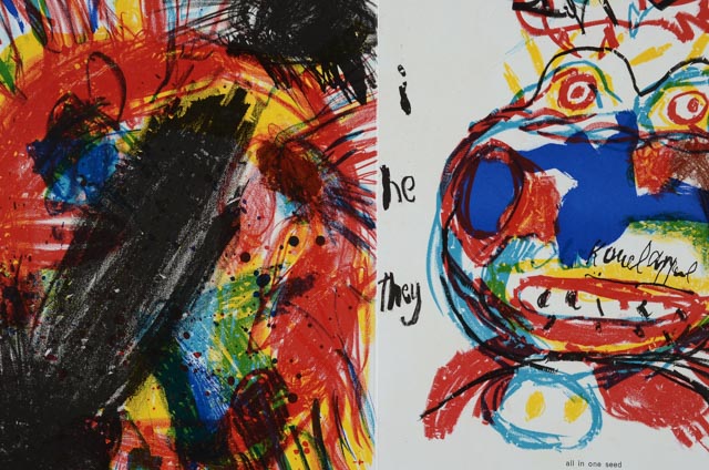 Sam Francis Limited Edition Lithograph &Walasse Ting &Karel Appel