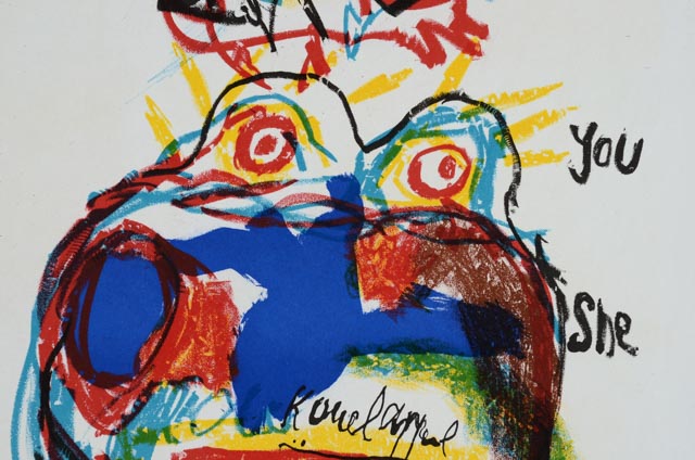 Sam Francis Limited Edition Lithograph &Walasse Ting &Karel Appel
