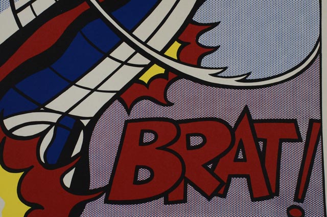 Roy Lichtenstein Hand-Pulled Lithograph "As I Opened Fire" Triptych