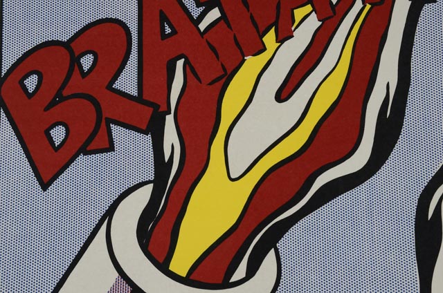 Roy Lichtenstein Hand-Pulled Lithograph "As I Opened Fire" Triptych