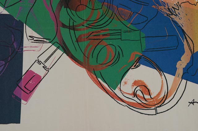 Double-Sided Offset Lithograph of Andy Warhol Advertisements for Halston