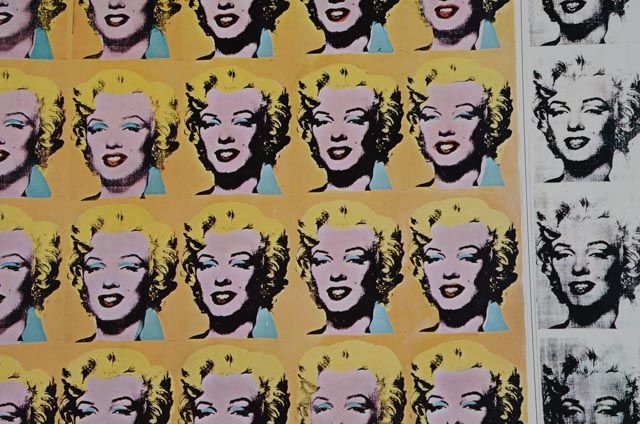 Offset Lithograph Poster After Andy Warhol's "Marilyn Diptych"