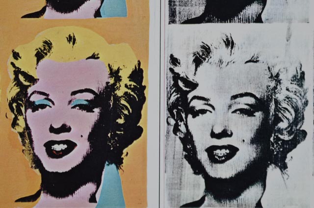 Offset Lithograph Poster After Andy Warhol's "Marilyn Diptych"