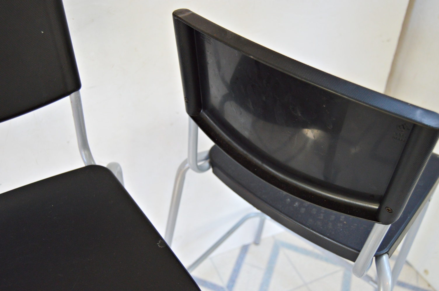 Two Ikea Stig Bar Stools