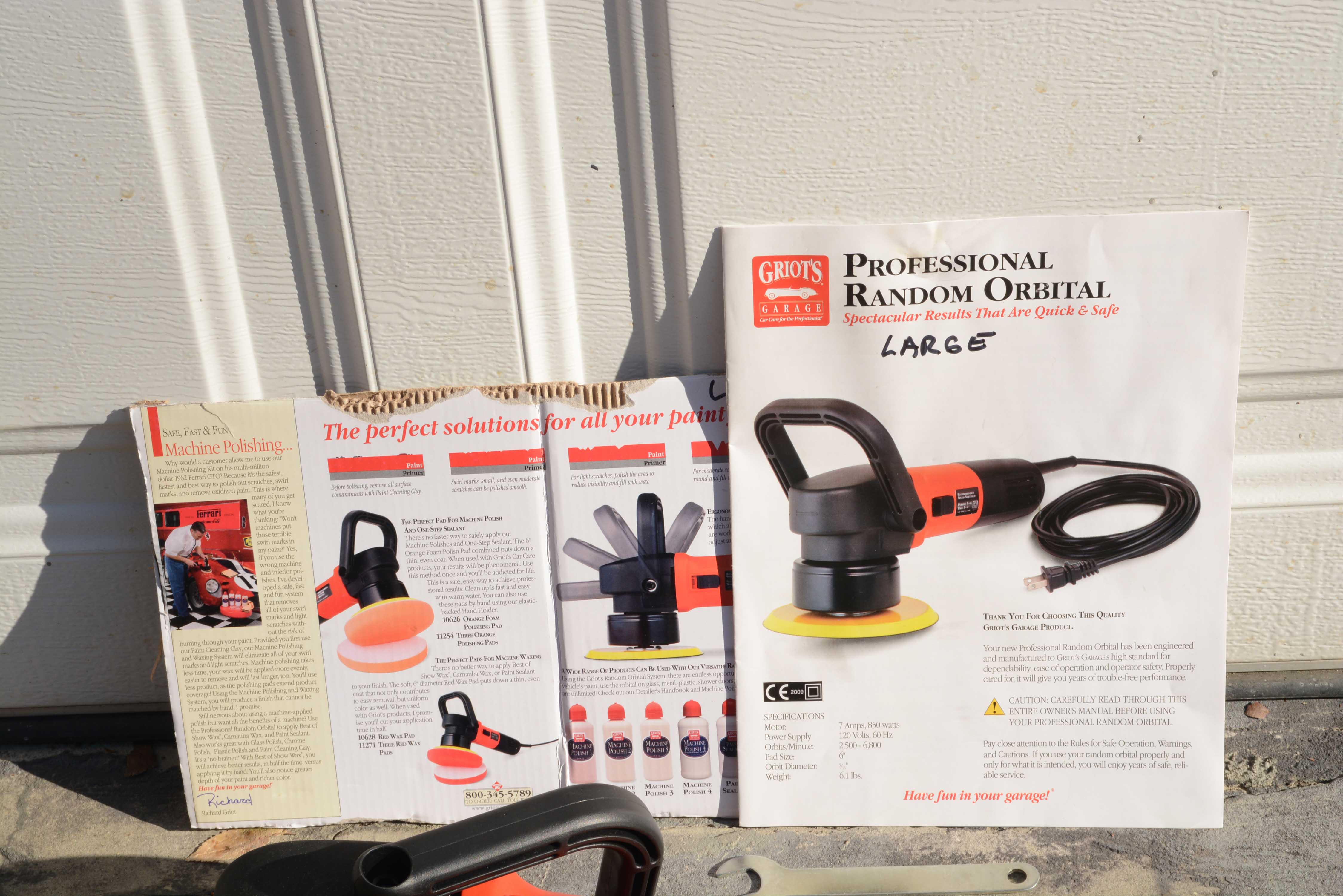 Griots Orbital Auto Buffer and Polisher