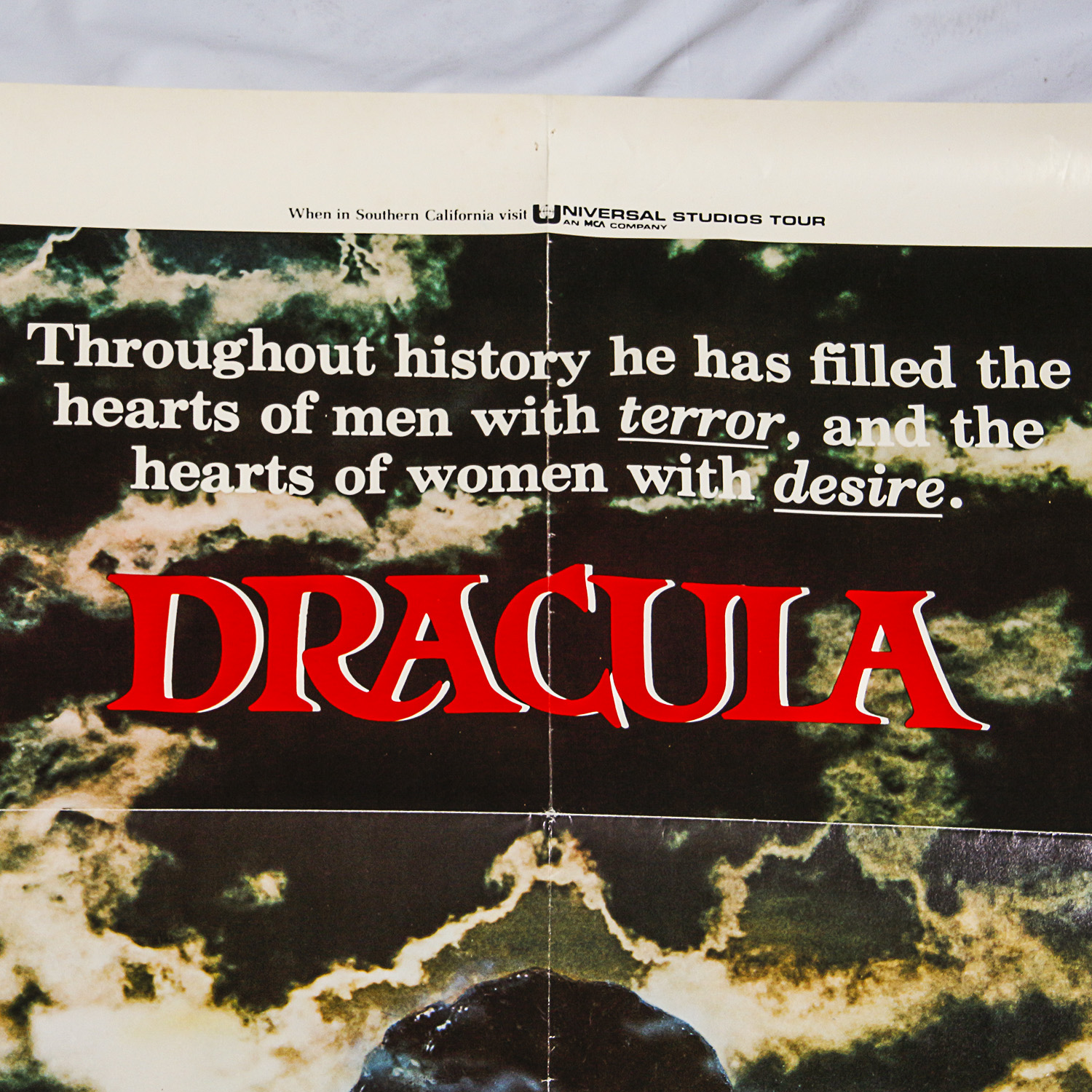 Vintage 1979 Dracula Movie Poster