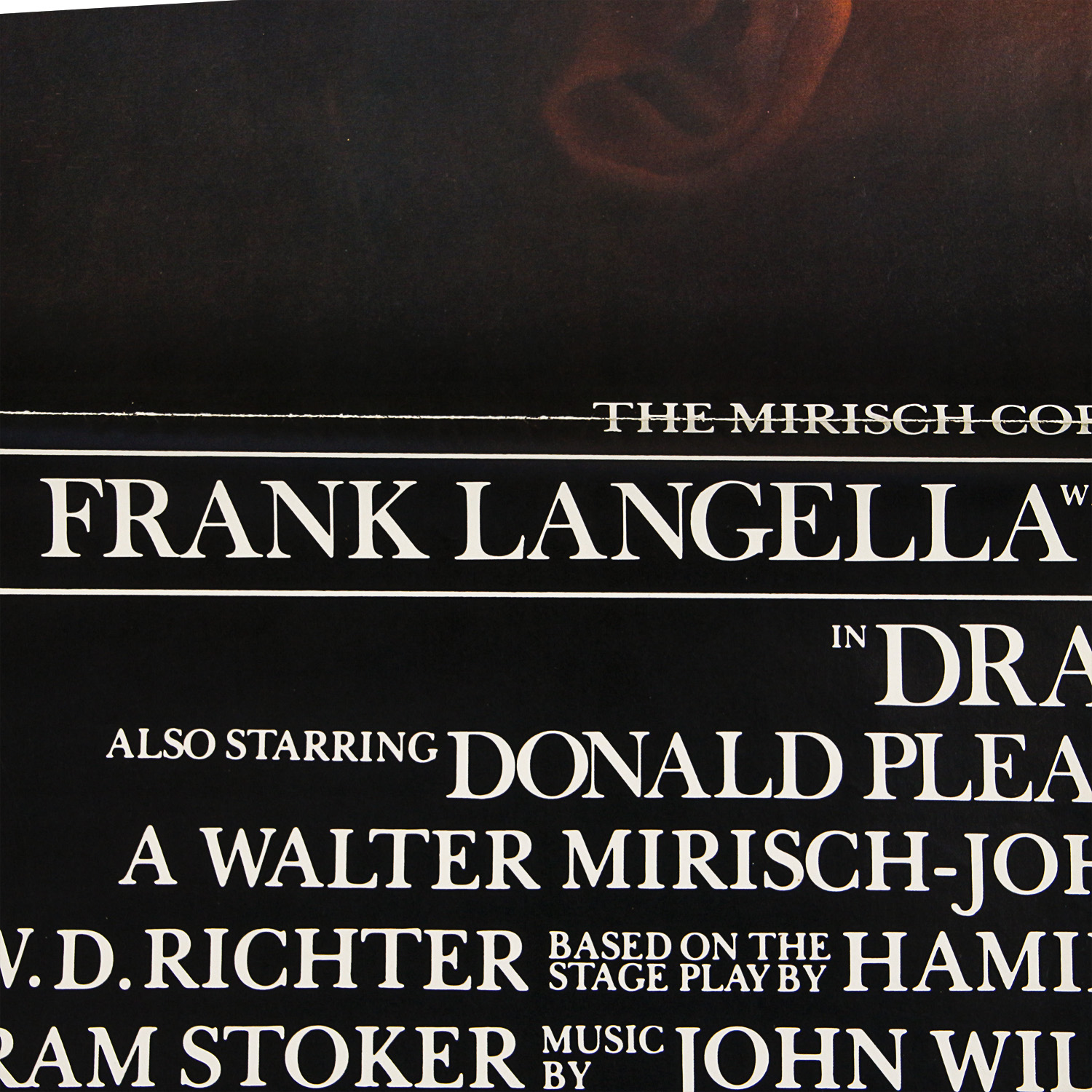 Vintage 1979 Dracula Movie Poster